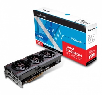 SAPPHIRE Pulse Radeon RX 7900 XT, 20 ГБ, 320 бит, 2 порта HDMI, 2 порта DP