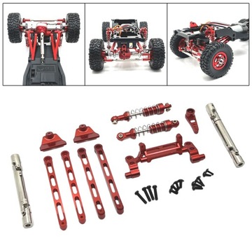 Запасные части амортизатора RC, твердая запасная модель игрушки DIY, красный цвет