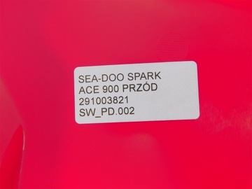 ПАЛУБА SEA-DOO SPARK ACE 900 ПЕРЕДНЯЯ 291003821