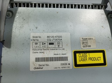 фото thumb №6, Toyota prius ii 03- радіо радіопрогравач cd 86120-47220