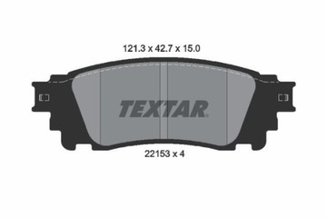 фото thumb №2, Гальмівні колодки гальмівні зад textar do toyota alphard vellfire