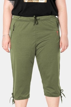 Duże Krótkie Spodenki Damskie Rybaczki 8162-7 5XL