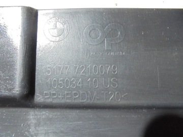 фото thumb №9, Накладка планка пороговая левая bmw x3 f25 2.0d xdrive 2011