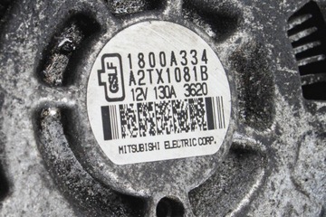 фото thumb №9, Генератор mitsubishi asx lancer 1.8 2.2 d did дизель с прямым впрыском hdi a2tx1081b 1800a334