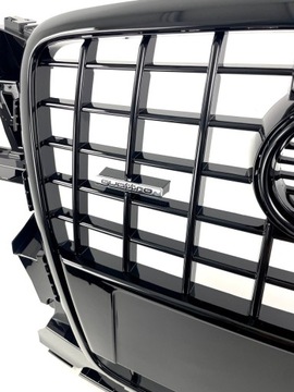 фото thumb №10, Audi q5 8r 08-12 стиль s-line решётка радиатора решётка чёрный блеск bez pdc