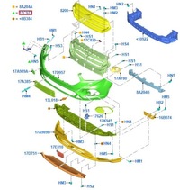 фото thumb №10, Ползун бампера левый перед kuga mk2 втулка стабилизатора 16 _ 2055038 _ gv44-17d959-ab5yz9