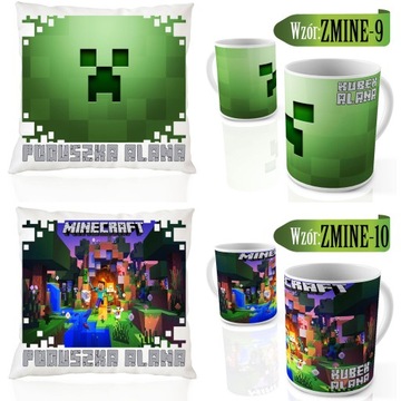 Кружка MINECRAFT + Подушка в подарок для фаната + Имя