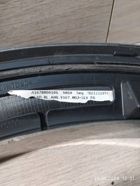 фото thumb №8, 8994. mercedes gle amg планка крило лівий зад a1678800105