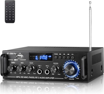 СТЕРЕОУСИЛИТЕЛЬ HIFI BLUETOOTH 5.0 КАНАЛ 2.0 50 Вт + 50 Вт АУДИОПЛЕЕР