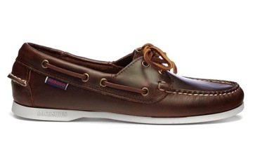 МОКАСИНЫ 272 DOCKSIDES SEBAGO JACQUELINE ИЗ ВОЩЕНОЙ КОЖИ МОКАСИНЫ 37.5