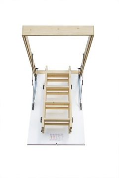 Лестница на чердак 4STEP GREENLINE 110x60 35 мм 1,05 Вт/м2К + шурупы + НАБОР полос