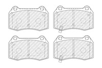 фото thumb №6, Тормозные колодки тормозные ferodo fdb1561