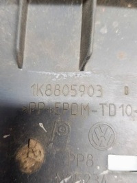 Volkswagen scirocco 3 08-13 спойлер накладка бампера перед 1k8805903 с Разборки, фото thumb