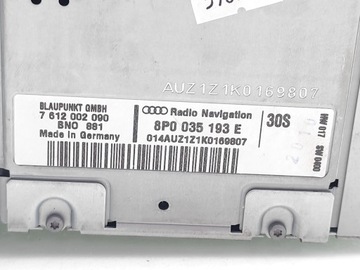 фото thumb №7, Audi a3 радіо cd player. 2010 хетчбек 4/5dr 8p0035193e 7612002090 07-12