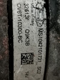Генератор cv6t-10300-bc ford fiesta mk7 Оригинал, фото thumb