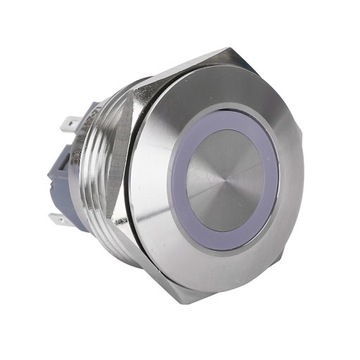PRZYCISK MONOSTABILNY WANDALOODPORNY 250V 5A 28x35MM ZIELONY