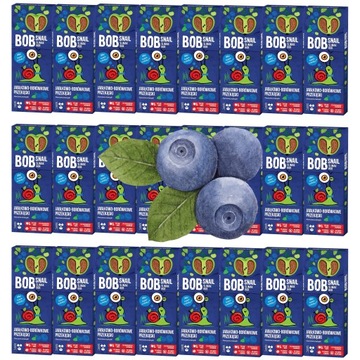 Набор BOB SNAIL, 24 желе из яблок и черники без сахара, 100% фрукты