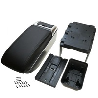 фото thumb №14, Підлокітник кришка універсальний ze бардачок чорний кронштейн na напої