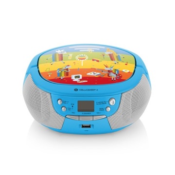 Радио БУМБОКС для детей КАРАОКЕ МИКРОФОН CD USB