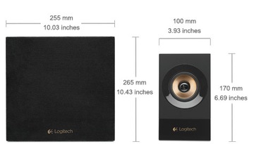 НАБОР ДИНАМИКОВ LOGITECH Z533 2.1 RMS 60 Вт С САБОБОМ