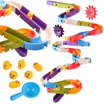 Игрушка для ванной, горка-утка, 66 шт. ZA4329