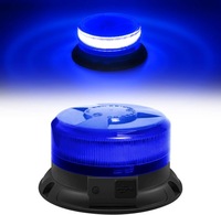 фото thumb №1, Лампа попереджувальна kamar led niebieska 18 led 12/24v з магнітом