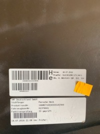 Бампер задний porsche boxter 718s cayman 16r pdc 982.807.421 06.25 с Разборки, фото thumb