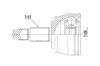 фото thumb №6, Шарнір зовнішній jeep compass renegade 1.4t 2.0mjd 17- fiat 500x
