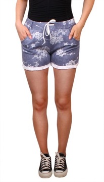 ШОРТЫ хлопковые короткие FLOWERS SHORTS 32N2 38/40