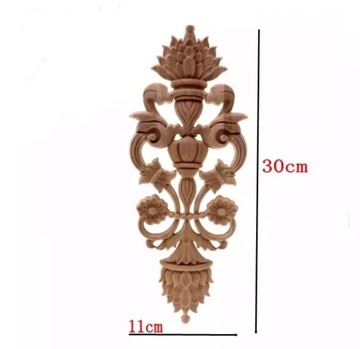 Drewniany dekor ornament na meble renowacja