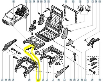 фото thumb №8, Пружина сидіння renault espace iii оригінальний номер 6025103593