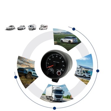 фото thumb №14, Универсальный obrotomierz do каждого автомобиля obrotomierz спидометр