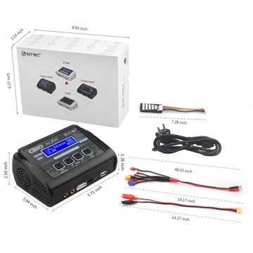 HTRC 150W 10A 1-6S Зарядное устройство переменного/постоянного тока для LiPO Lilon Life LiHV NiMH NiCD PB