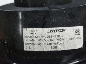 фото thumb №7, Audi a3 8p 8p7 рестайлінг 08-12r cabrio динаміки bose підсилювач 8p7035223h