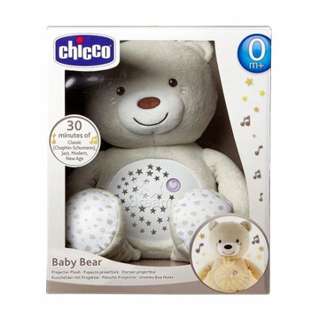 НОЧНИК ДЛЯ КРОВАТИ CHICCO С ПРОЕКТОРОМ 3В1 + ЛУЛЛАСЫ