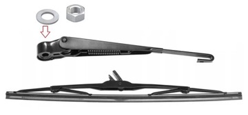 фото thumb №1, Рычаг металлический дворник na зад renault clio ii