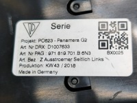 Porsche panamera 2018 левая сторона боковое  решётка обдув панели приборной панели Киев, фото thumb