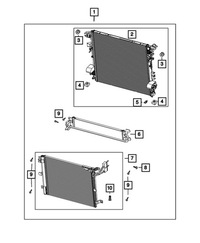 фото thumb №8, Pas передній радіатор wrangler gladiator 3.0 crd