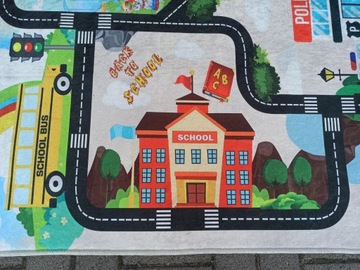 DYWAN PUFFY 574 MIASTO ULICE DROGI 160X230 cm CARS