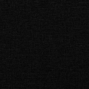 Каркас кровати vidaXL с изголовьем, черный, 140x190 см, обитый тканью