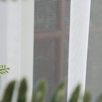 Firany Grecki Tiul Firana Nowoczesna W Stylu Lill Krem Z Taśmą 130x300cm