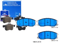 фото thumb №1, Гальмівні колодки гальмівні opel перед antara 06- ate