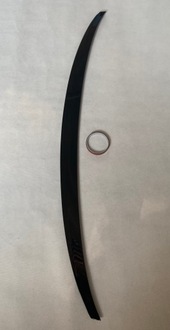 фото thumb №12, Спойлер спойлер спойлер накладка крышки зад audi a3 s3 rs3 8v чёрный блеск