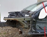 фото thumb №1, W205 чверть крила лівий перед чверть блок двигуна