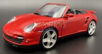 Porsche 911 Turbo Cabriolet 1:24 Motormax 73348 красный