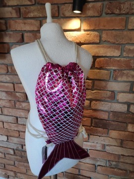 Plecak Szkolny Mermaid Syrenka - Wielokolorowy, 3D
