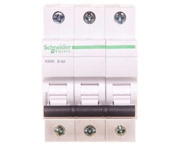 Wyłącznik nadprądowy B 6A 3P 6kA K60N-B6-3 Acti9 A9K01306 SCHNEIDER