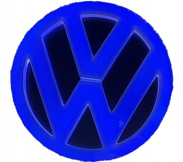Светодиодная эмблема VW на решетке радиатора, белая подсветка