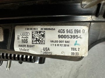 фото thumb №13, Лампи зад audi a6 c7 рестайлінг led usa 4g0 америка комплект