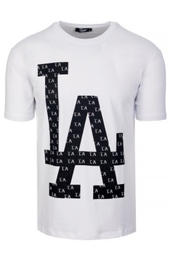 T-SHIRT MĘSKI KOSZULKA BAWEŁNIANA BIAŁY TS2345_XL
